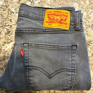 Men’s Levi 511 32x32 in Dark Gray Wash